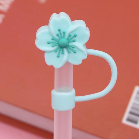 4/7 шт., силиконовые чехлы для соломинок с цветами, пылезащитная крышка для стакана на 20–40 унций, пищевой многоразовый соломенный топпер, аксессуар для соломы без пыли