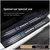 Volvo Car Threshold Strip Anti Stepping Leather Protective Sticker For Volvo Xc60 Xc90 V40 V60 S60 V50 V90 S80 C40 XC40 V70 XC70