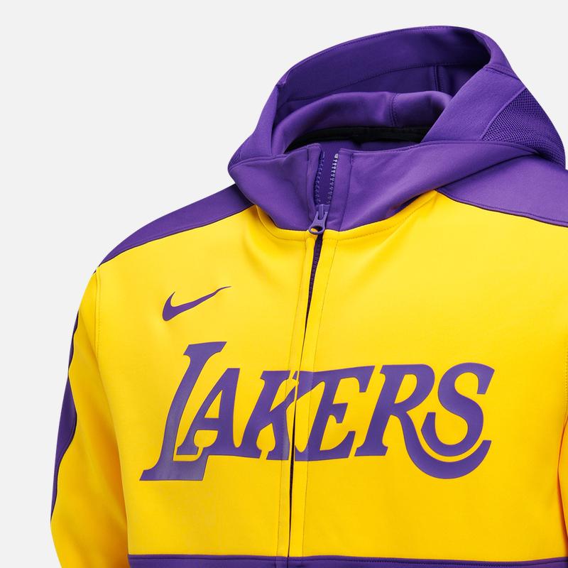 Nike Мужская куртка DRI FIT NBA с принтом по всей поверхности Фиолетовый/Желтый Амарилло FQ3223-504