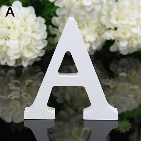 Large Wooden Letter Alphabet Wall Hanging Wedding Party Home Shop Decoration