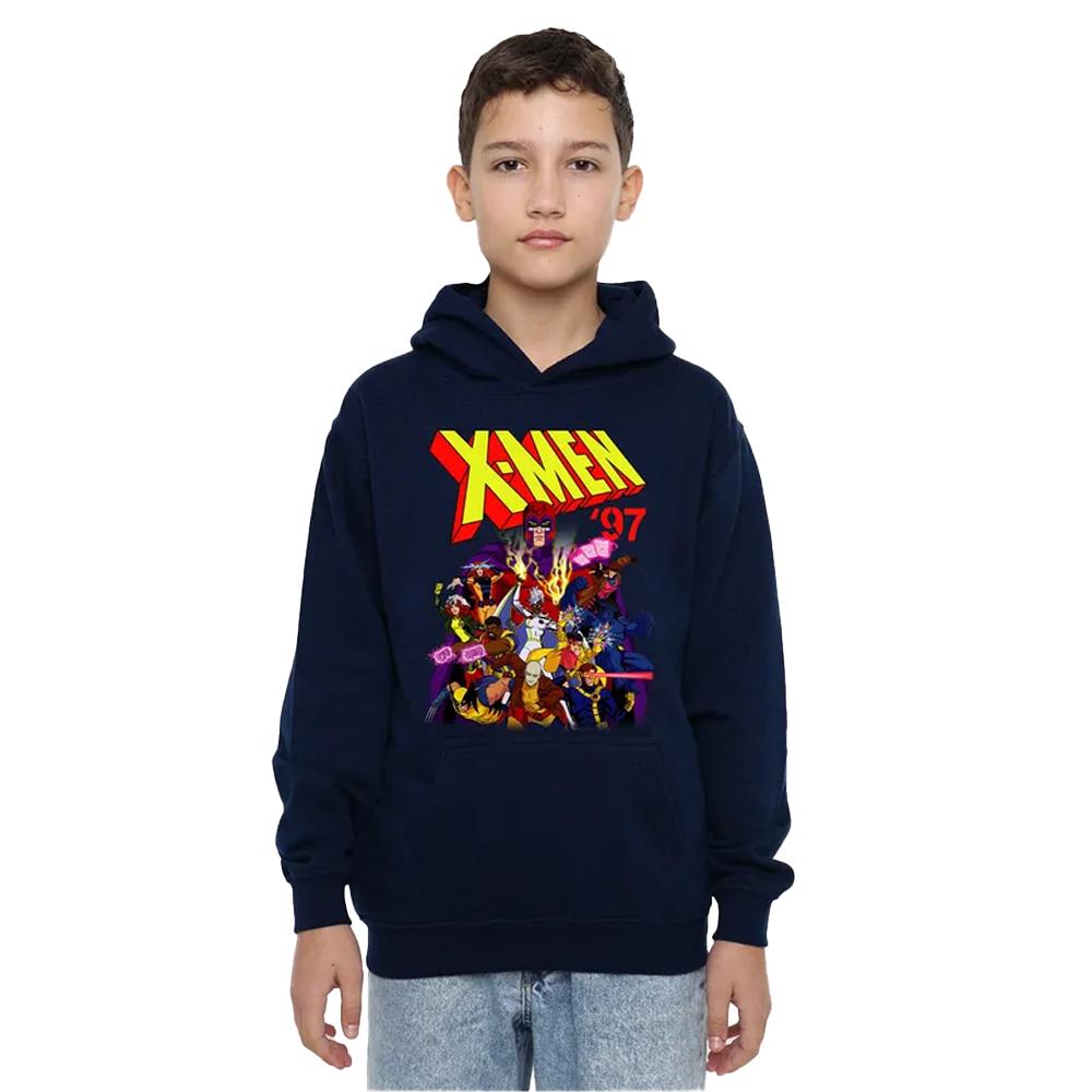 X-Men Childrens/Kids 97 Comic Pull Over Hoodie