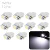 10Pcs New 1SMD T5 B8.5D Car Lights Dashboard Side Interior Dash Lights Gauge LED Indicator Bulbs