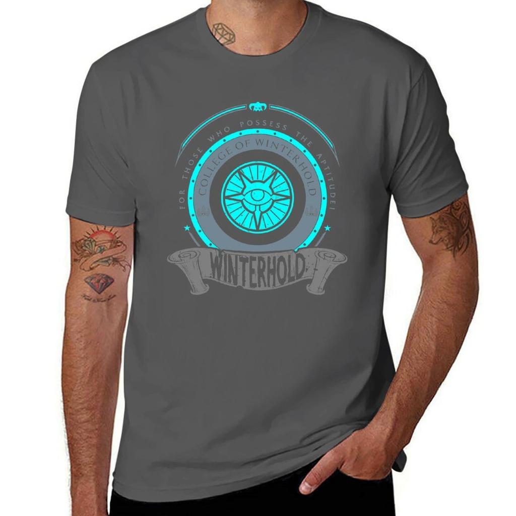 College Of Winterhold Winterhold Tshirt Sporty Breathable Short Sleeve Tshirt