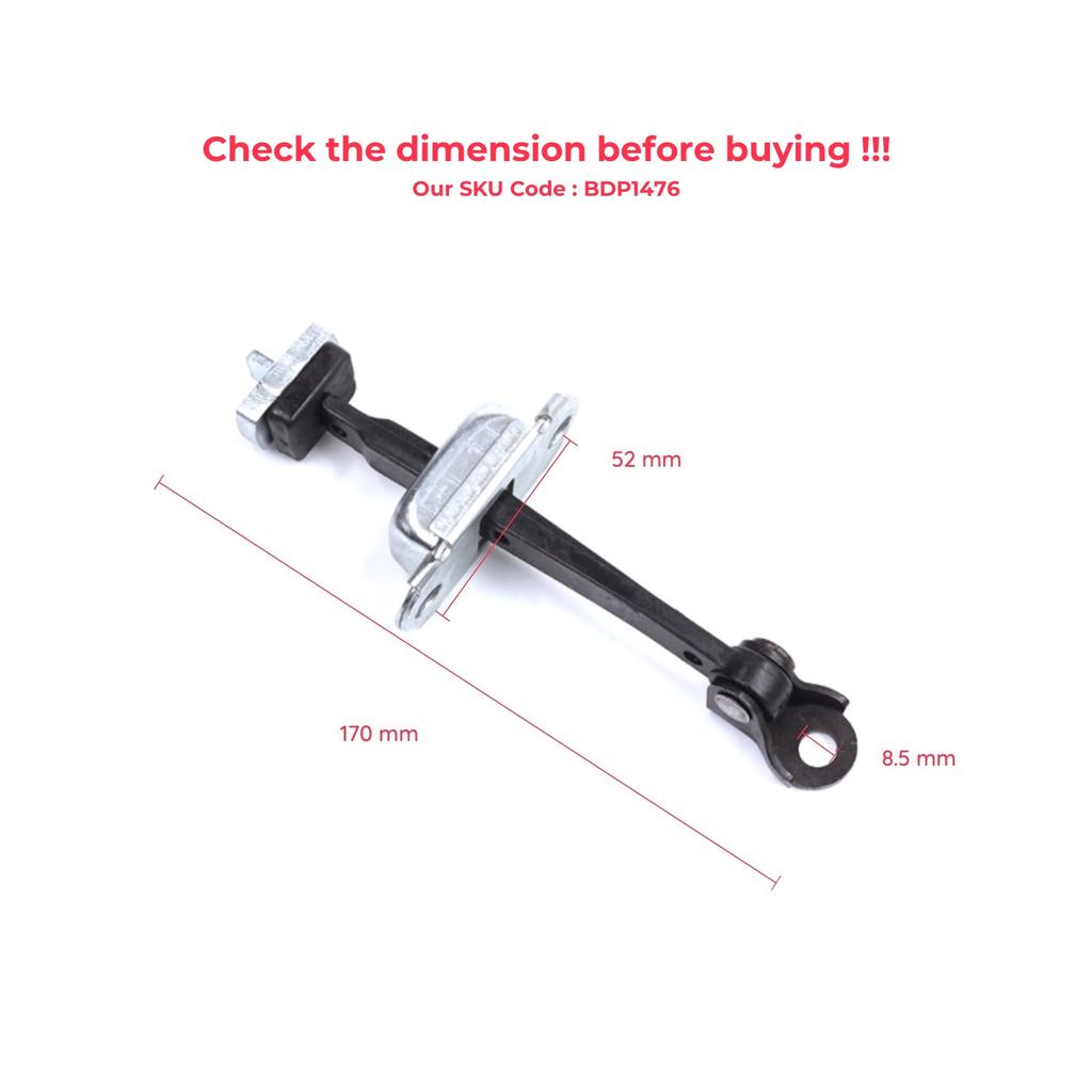 EDP1476 Ограничитель открывания передней двери для Honda Civic MK7 VII 2000-2006 Купе Хэтчбек Седан 72380S5DA11