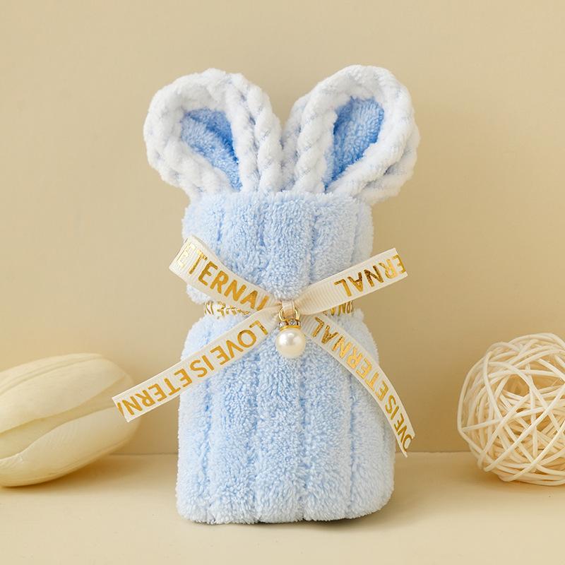 1 шт., милое коралловое бархатное полотенце с изображением медведя, квадратное полотенце для праздника, дня рождения, свадьбы, дня Святого Валентина, сувенир, подарок, бытовая тряпка для мытья посуды