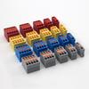 Push-In Wire Connectors Electrical Cable Terminal Block Multiple In/out DIN Rail Mount With Fixing Hole Spliceable DIY Connectio