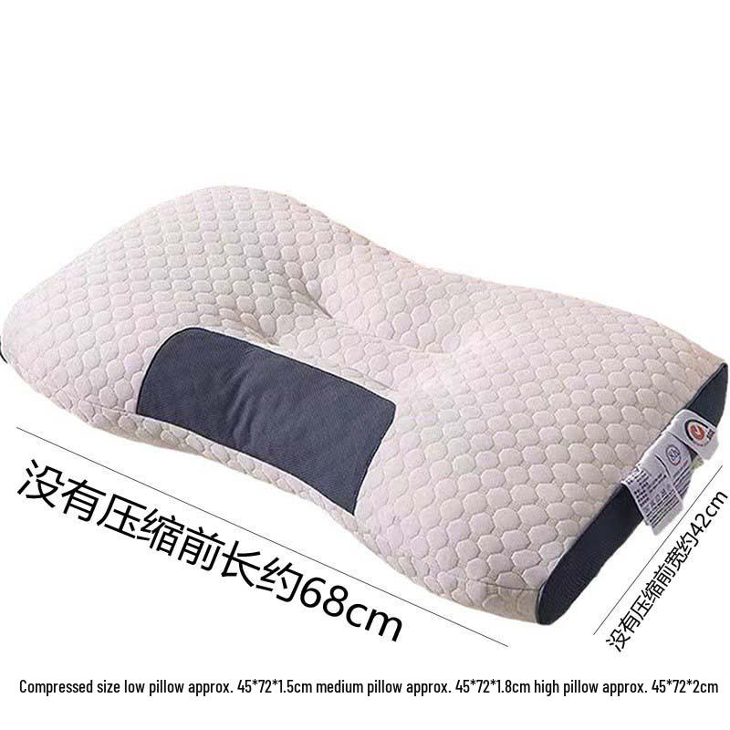 Orthopedic Knitted Pillow: Cervical Support for Deep Sleep, Perfect for Adults and Students At Home or Dorms.