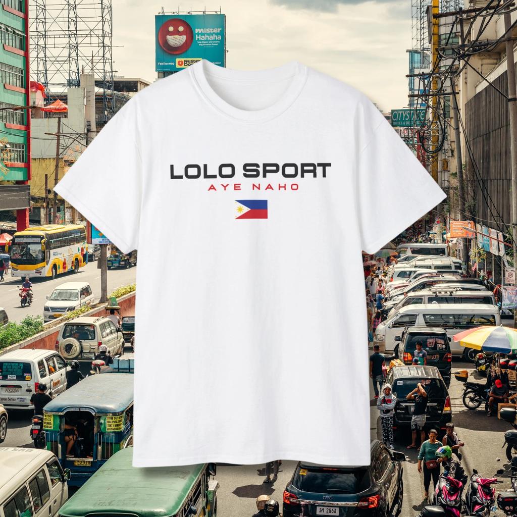 LOLO SPORT shirt, lolo shirt, funny filipino shirt for lolo, grandpa tagalog tee