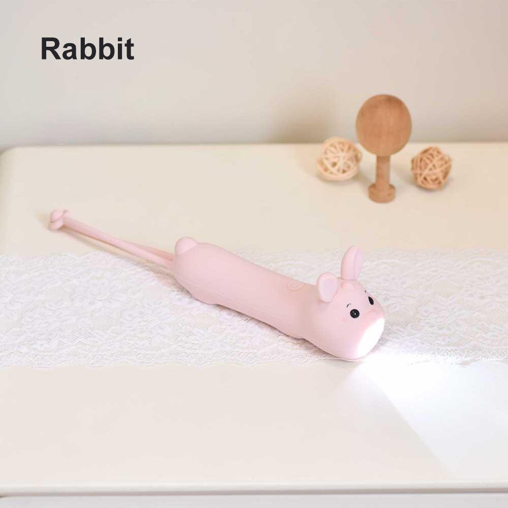 Cartoon Flashlight Projector Cute Silicone Kid-safe torch Soft Baby Outdoor Light Portable Torch Toy Kids Gift Night Light