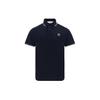 Compass Patch Logo Polo Shirt Navy Blue Men Tops 80152SC18-A0020