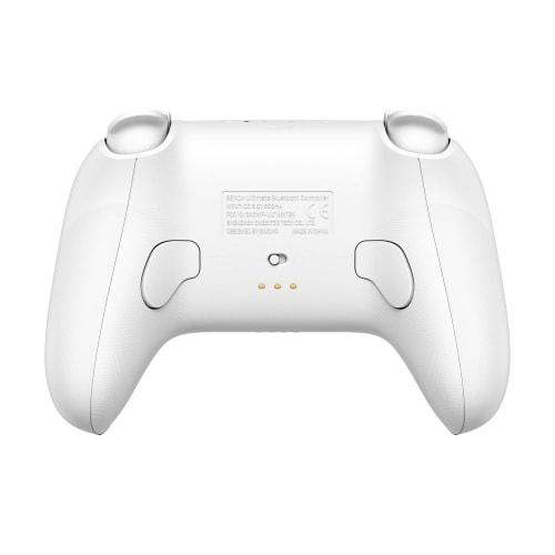 8bitdo Ultimate Bluetooth-контроллер с зарядной док-станцией, беспроводной профессиональный контроллер для Switch, Windows и Steam Deck (белый)