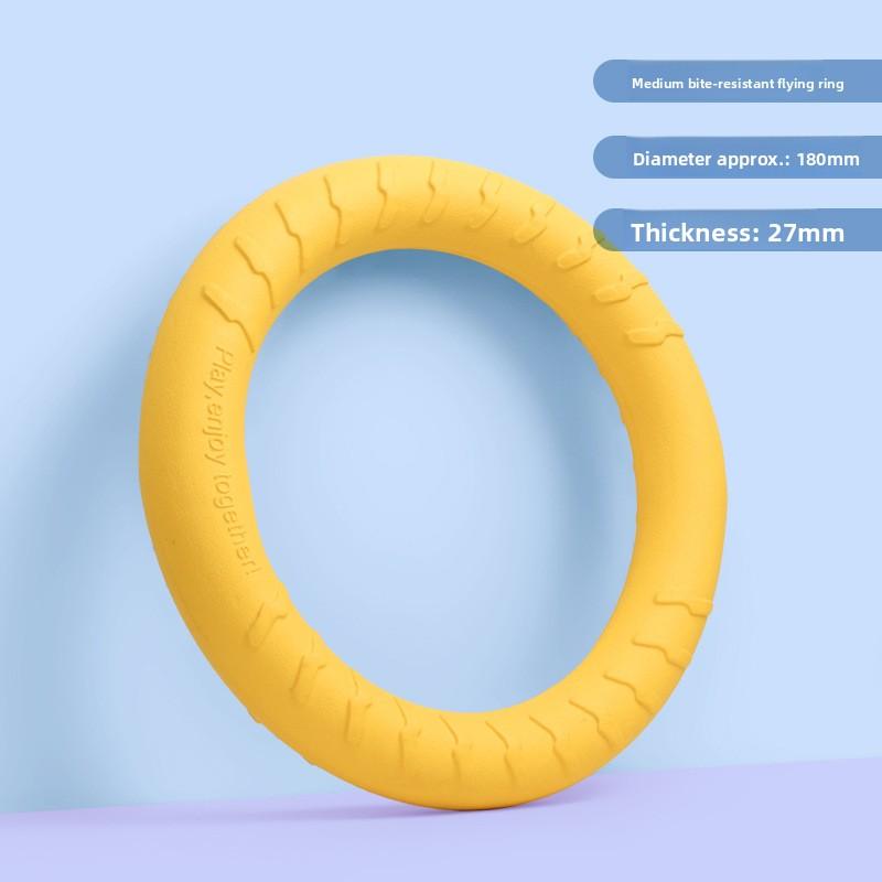 Плавающие игрушки из пены для собак, кольцо для кусания фрисби, игрушки для питомцев, веревочные игрушки-мячи для дрессировки собак на улице
