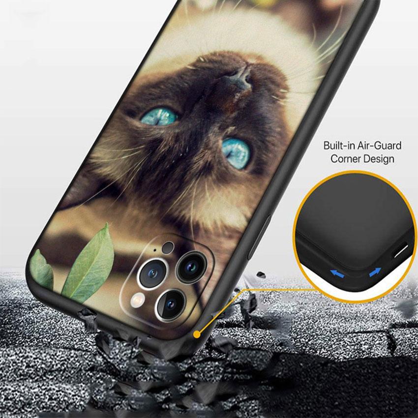 PP22 Милый сиамский кот Мягкий чехол для телефона для Xiaomi Xiaomi Poco M4 M5 M6 M7 X3 X6 X7 F8 Ultra Pro GT NFC
