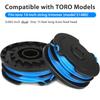 2Pcs For Toro 51480 48V Lawn Mower Replacement Nylon Rope Line Spool,88512