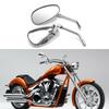 POSSBAY Новые 1 пара хромированных боковых зеркал для мотоцикла для Honda Shadow Spirit 750 1100 VTX1300 VTX1800
