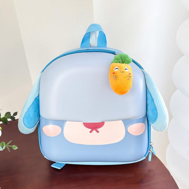 Adorable Cartoon Bunny Kids Backpack Lightweight Oxford Cloth For Boys Girls And
