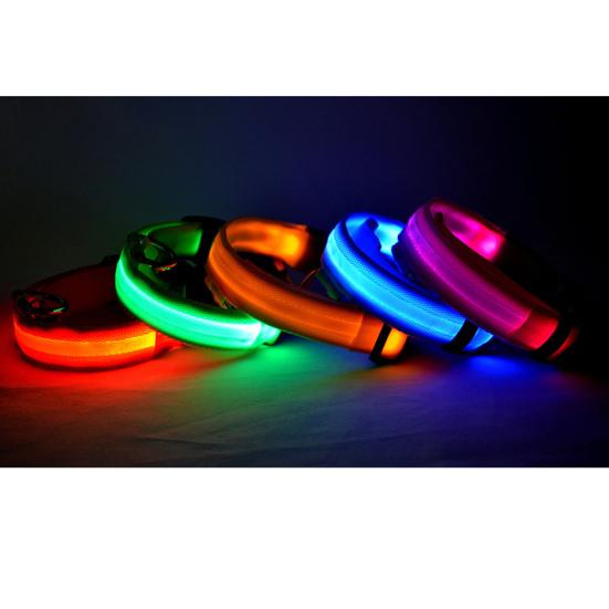 Ошейник-светящийся кулон для щенка, питомца, собаки, с мигающим светодиодом, USB-перезаряжаемый, против потери