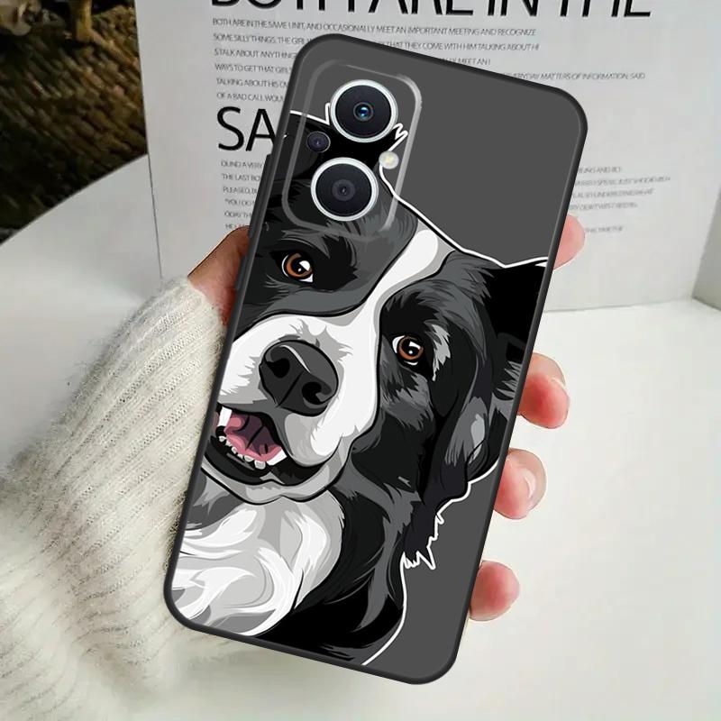 Чехол для телефона с собакой Бордер-колли для OPPO Reno 8 7 Lite 8T 11 12 13 14 14F 10 Pro OPPO Find X8 X6 X5 Pro