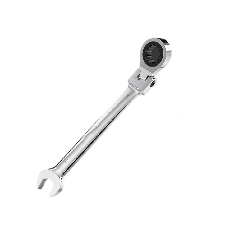 180 Degree Rotation Head Ratchets Spanner Double Head Design High Accurate Jaw Mirror Polish Alloy Steel Tool