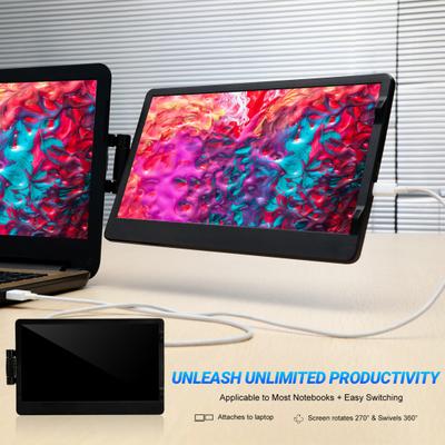 11,6-дюймовый игровой монитор EM116, портативный HDMI-совместимый USB-C 1366x768 TN компьютерный монитор для ноутбука