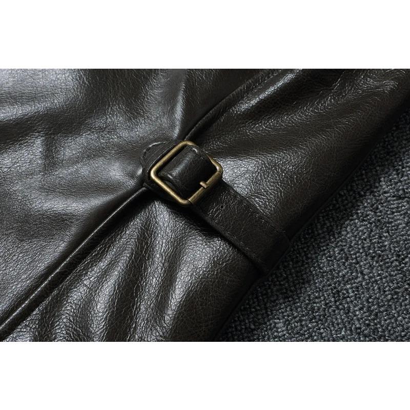 Китайский размер подлинная коровья мужская кожаная куртка мужские куртки тонкие серые коричневые воротник-стойка куртка для мужчин весна осень