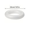1PC DIY Model Wedding Party Decorations Polystyrene Foam Ring Festival DIY Supplies Round Ring ForDIY Crafts 5/7/8/10/12/15/20cm