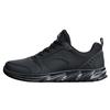 Leather Breathable Lightweight Low-Top Running Shoes Men Sneakers Black 91815522-9