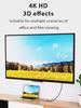 USB 3.0 Type-C Хаб-адаптер HDMI 4K Thunderbolt 3 RJ45 USB C Хаб Слот для чтения TF SD карт для MacBook Pro M3 M2 Air 13 2022 2021