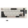 ZIYOU LANG X FREEWOLF M75 Wireless Gaming Keyboard with Smart Display PBT Gradient Rainbow TKL Membrane Keyboard with Mechanical Feel for & Knob,