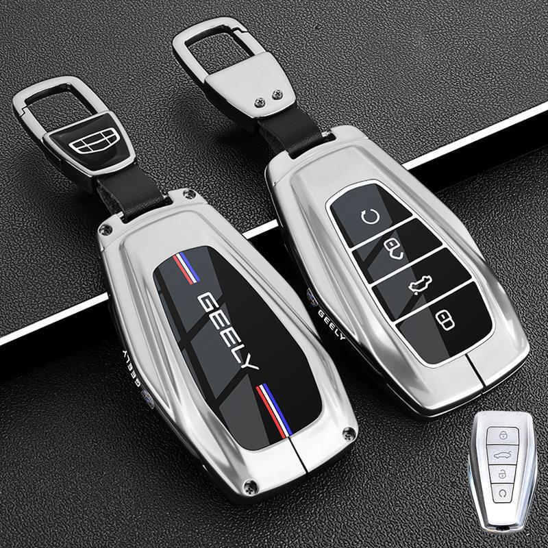 Металлическая крышка ключа Geely Boyue L 2025 для Xingrui, Binyue, Haoyue и Dihao 4-го поколения