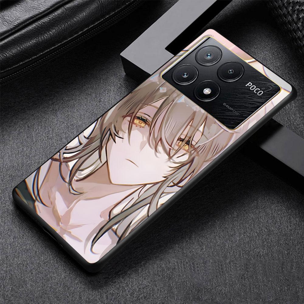 Чехол Honkai Star Rail Firefly для Xiaomi Poco M3 X3 NFC X5 M5s M4 Pro 5G F3 Черный Силиконовый Мягкий Чехол для Телефона Coque