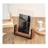 Nordic Acrylic Picture Frame Wooden Kpop IdolPhoto Display Wedding Party Picture Holder Desktop Office Photo Decor U Shape Frame