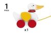 BRIO Wooden Rail Pull Toy Duck Educational Toy 30323 Gift Indoor Play Boys Girls Brain Training Concentration (Ages 1+) - - - Birthday/Christmas - - &