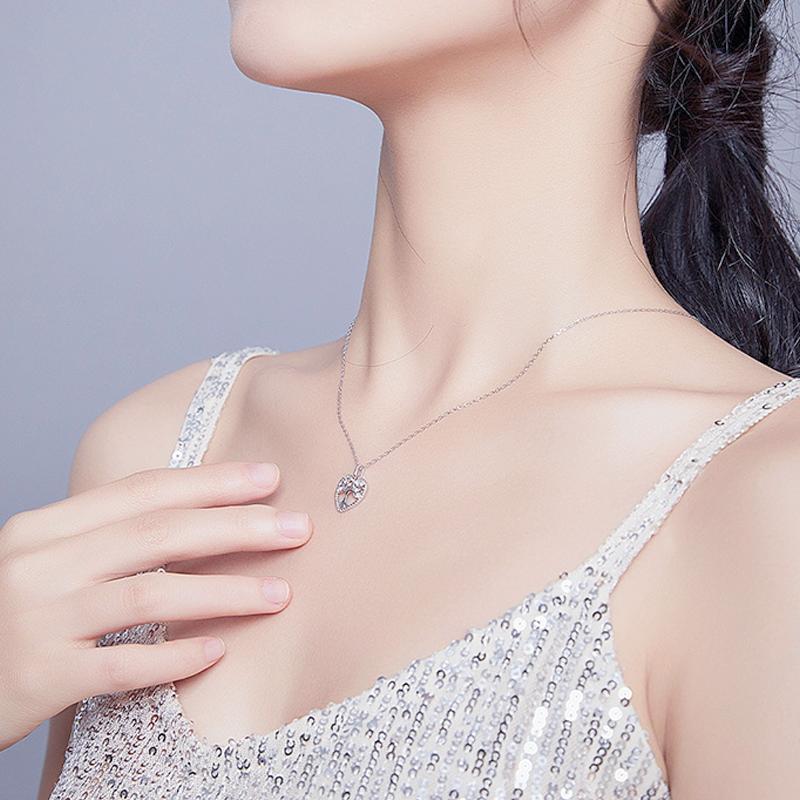 Barbie Original design tree of life love temperament high-end original ins style S925 silver necklace women's style ZJYXL-YS-120