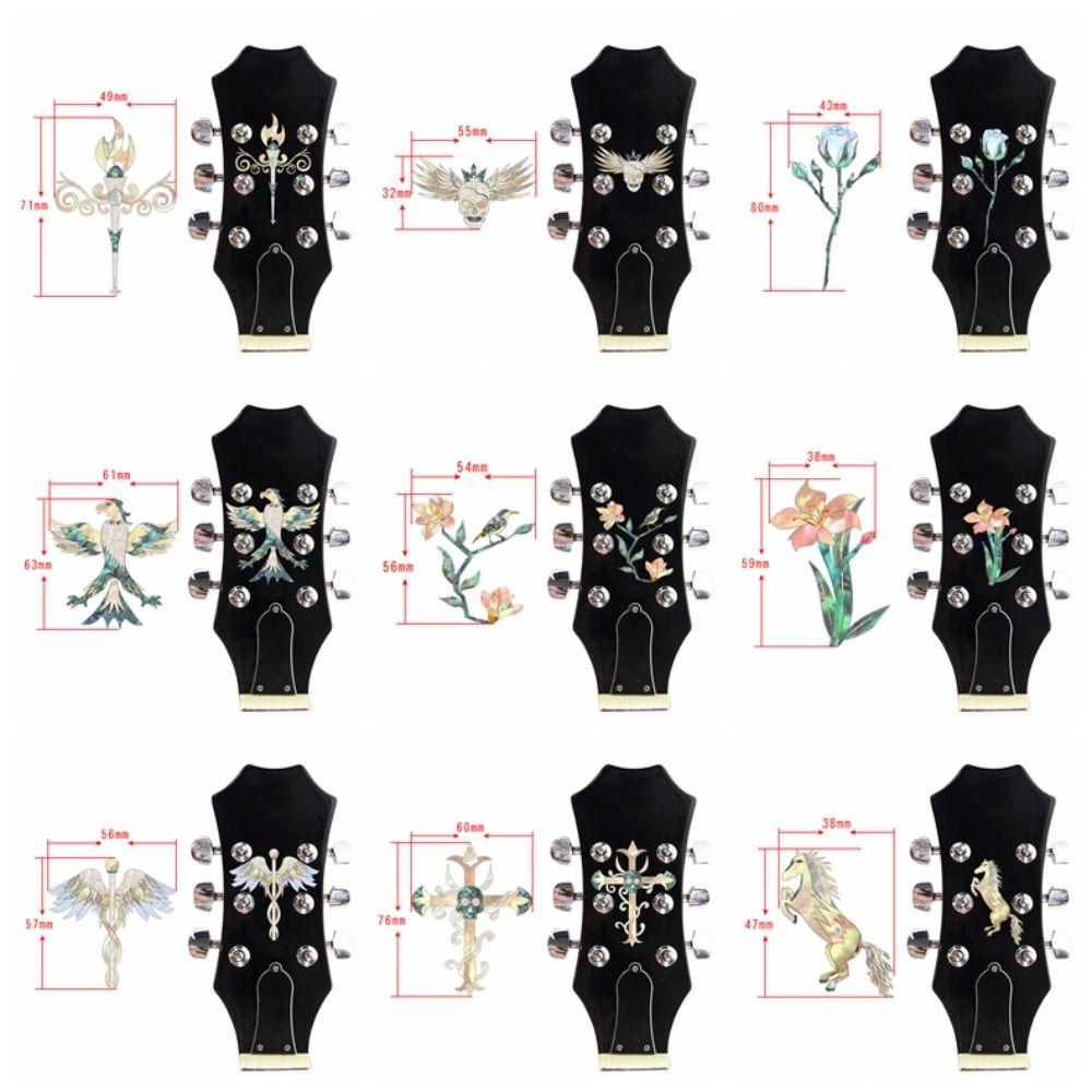 Новинка Наклейка на голову гитары ПВХ Наклейка на голову грифа гитары Наклейка на панель гитары Подарки для начинающих гитаристов