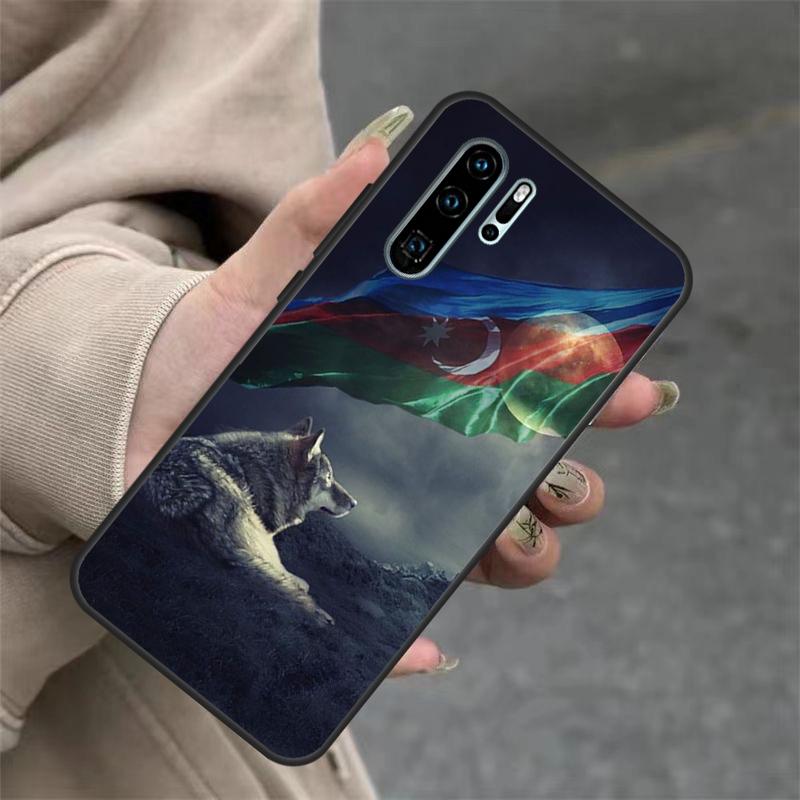 Флаг Бута Азербайджана Для Huawei Nova 11i 8i 7i 3i Nova 9 10 SE 5T Y60 Y70 Y90 Y91 Y61 P20 P30 P40 Lite Pro Чехол