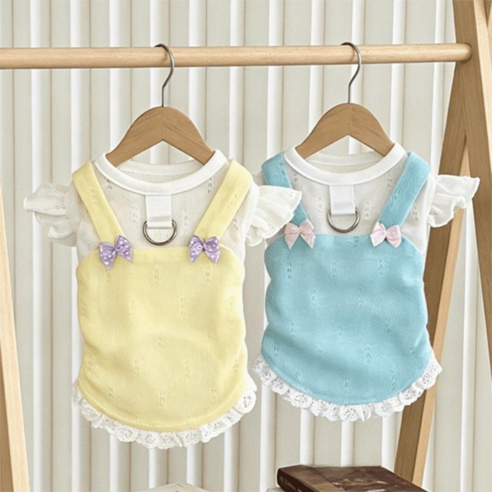 Thin Breathable Dog Summer Clothes Cool Pet Cooling Costume Fashion Cat Overalls Photography