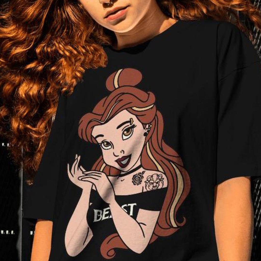 Punk Belle Shirt, Gothic Disney Princess Tee