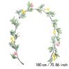 Handmade Easter Egg Garland Realistic Spring Vine Garland  Indoor Wall Hanging