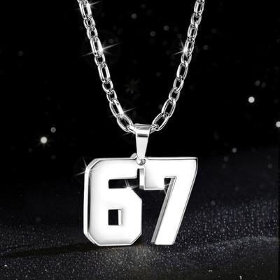 Подвеска № 67 Мужское ожерелье Ожерелье для отцов Гипоаллергенные украшения Братья Баскетбол Нержавеющая сталь Подарок