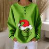 Women's Casual Shirts Long Sleeve Tops Button Up V Neck Loose Knit Fall Favorites For Women