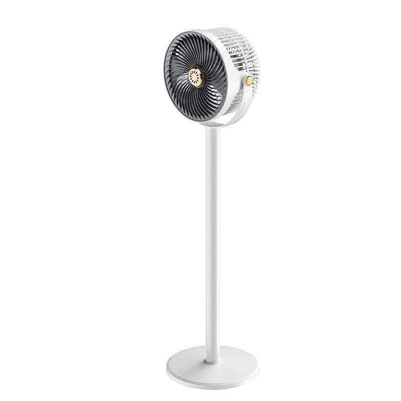 Rechargeable Vertical Floor and Desktop Circulation Fan for Home and Office