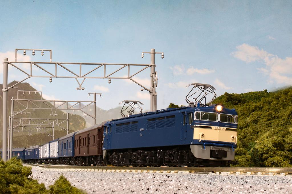 KATO N-колея поезд набор B железнодорожная модель грузовой вагон коричневый почтовый/багажный Tokaido/Sanyo 6-вагонный 10-1724