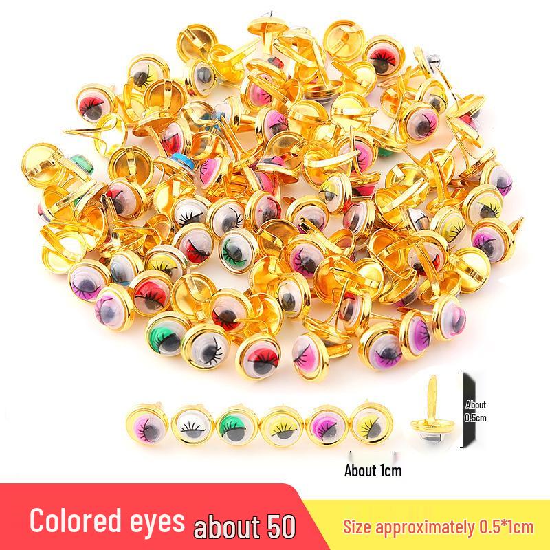 Цветные детские ручной работы гвоздики с раздвоенными ножками для DIY декора