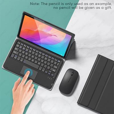 Кожаный чехол Huawei с тачпадом, клавиатурой и мышью для Huawei MatePad SE 10.4