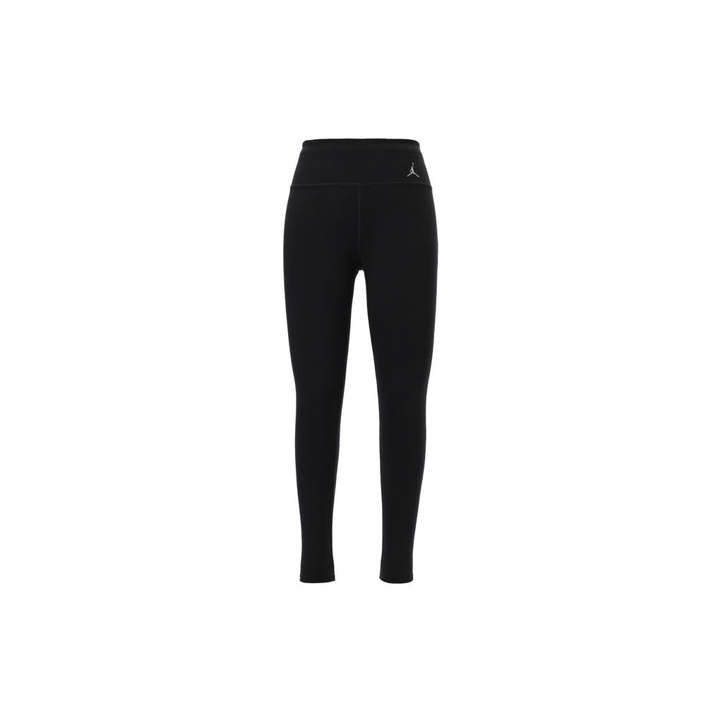 Jordan Dri-FIT Sport Однотонные узкие брюки с логотипом и принтом на шнурке Женские брюки черного цвета DQ4449-010