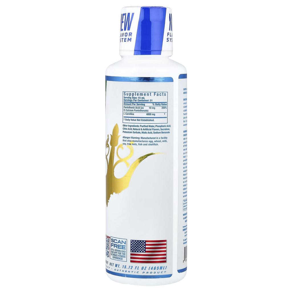 Ronnie Coleman, L-CarnitineXS™ 4000, Apple Balm, 465 ml (15.72 fl oz)