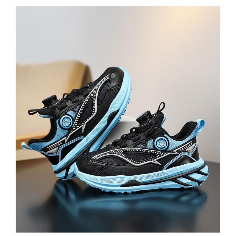 Youth style shoes Girls Chunky Sneakers Teens Lightweight Breathable PU Upper Anti-Slip Rubber Sole Casual Shoes