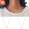 Hi Fashion Exquisite Heart Simple Thin Women Clavicle Necklace Fashion Jewelry