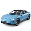 1/32 Porsche Taycan Новые энергетические транспортные средства Литые и игрушечные транспортные средства Металлическая игрушечная модель автомобиля Звуковая и световая коллекция Детская игрушка